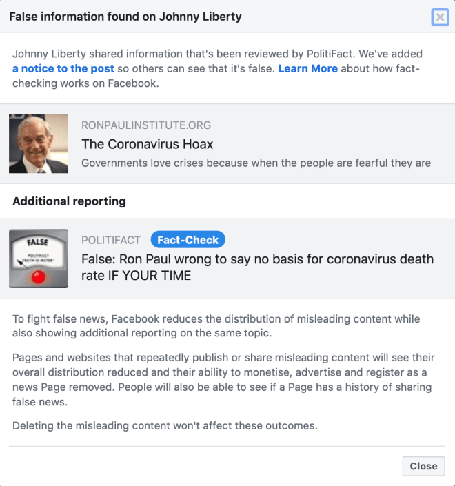 FalseinformationfoundonJohnnyLiberty